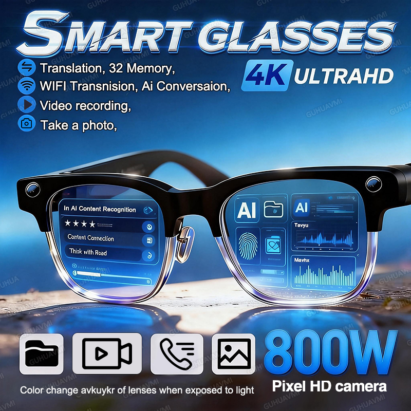 2026New 800W Pixel Camera Smar – Smart Glasses Lens Bewertung und Preis