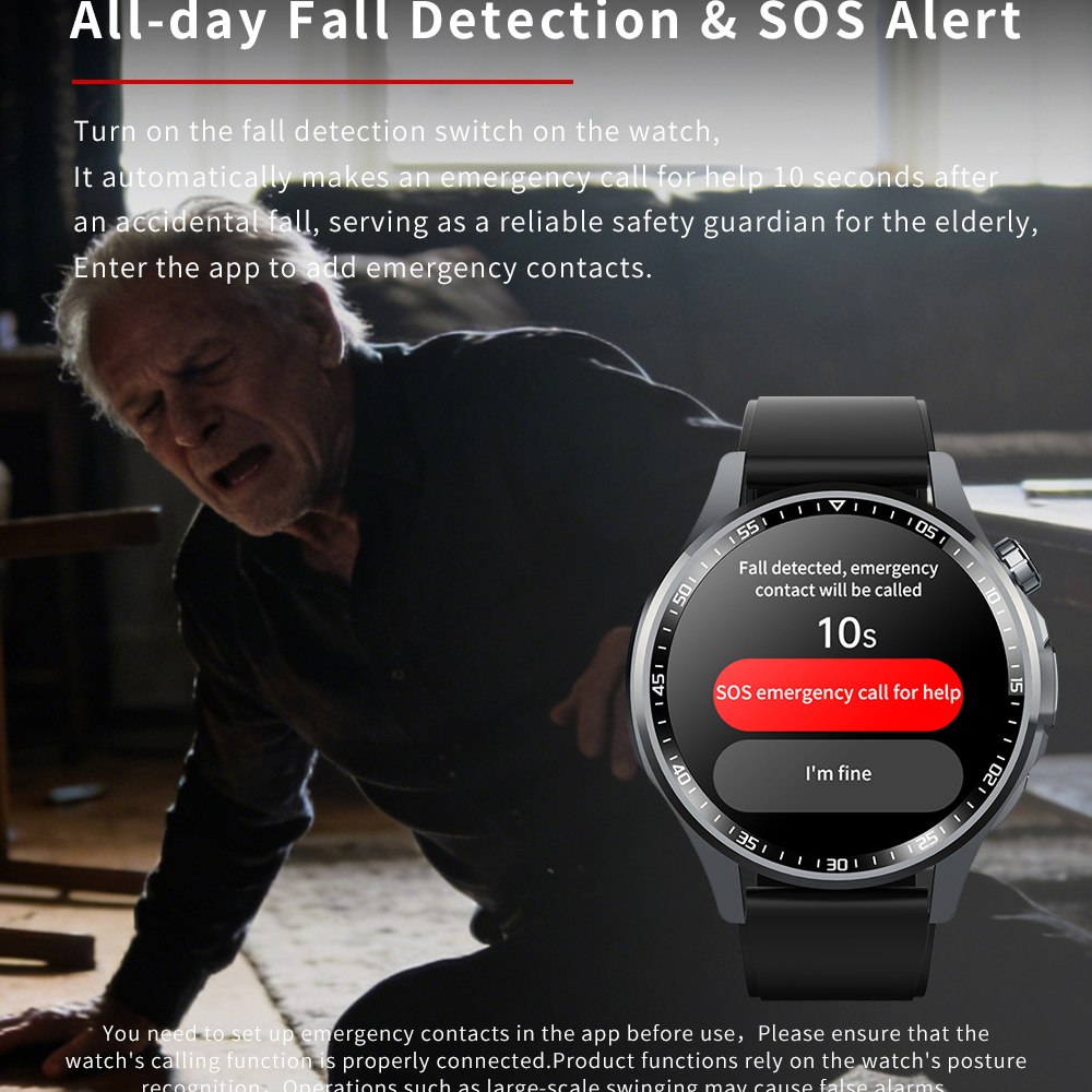 Men Smart Watch Ultra HD Scree – Fall Detection Watch Bewertung und Preis