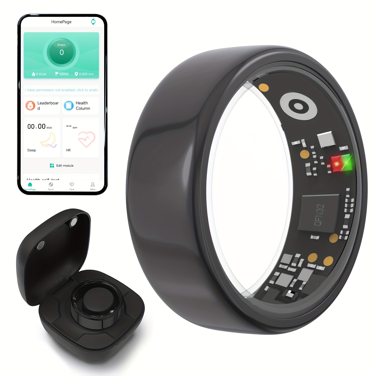 Smart Ring Men Women With Char – Temperature Ring Skin Bewertung und Preis