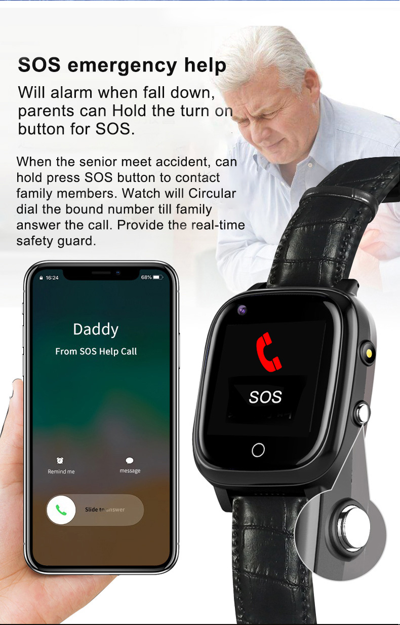 Elderly Smart Watch For Senior – Fall Detection Watch Bewertung und Preis