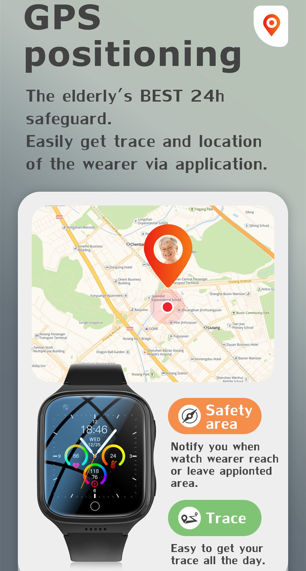 Falling Detection Watch Elderl – Fall Detection Watch Bewertung und Preis