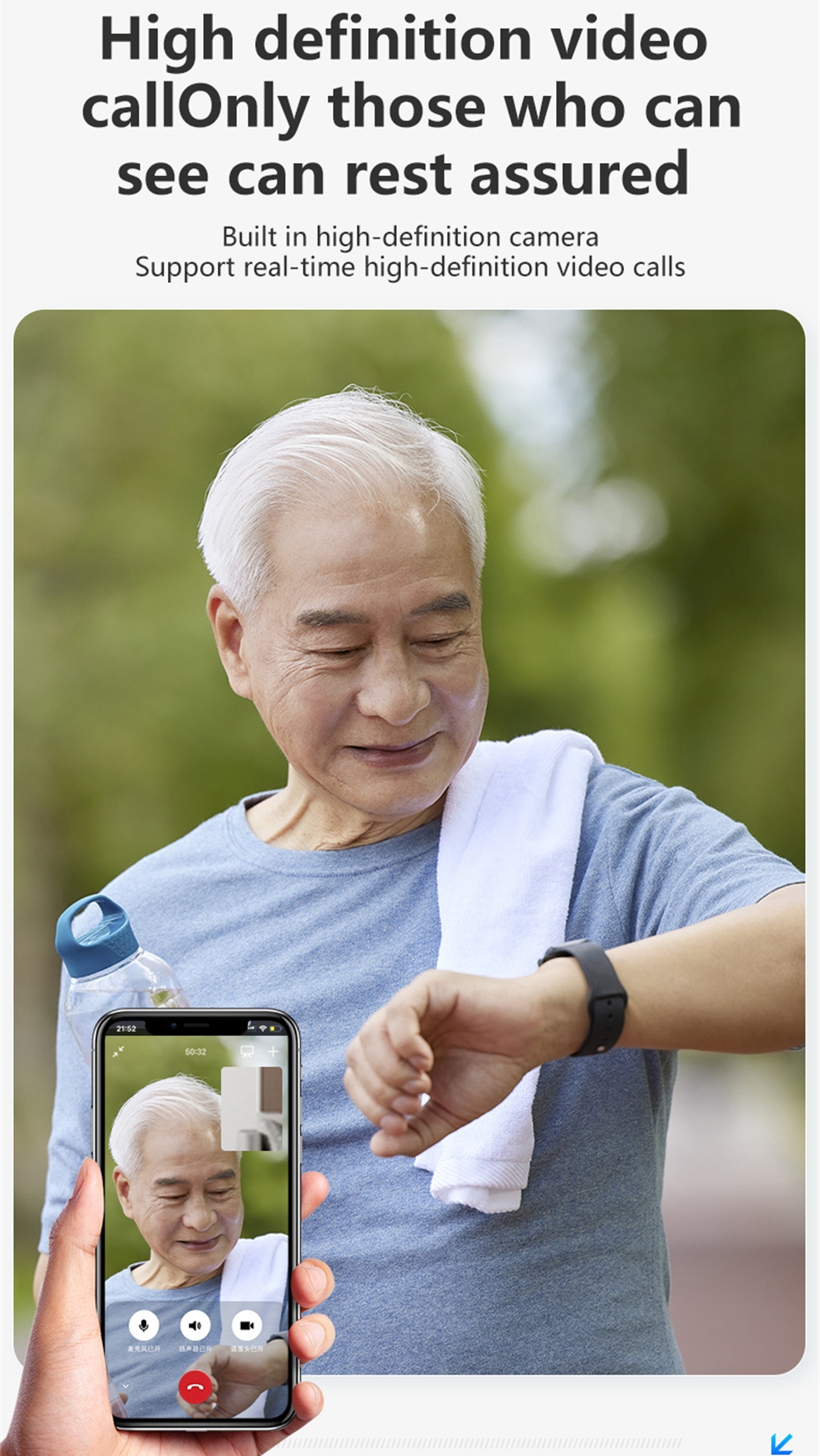 Elderly Smart Watch For Senior – Fall Detection Watch Bewertung und Preis