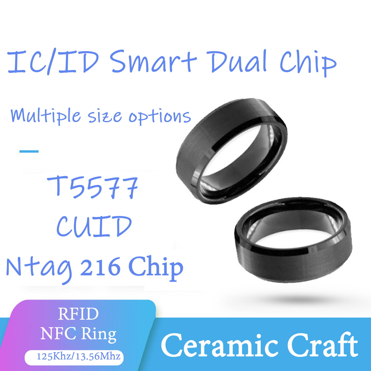 CUID T5577 Dual Chip Clone Rin – Smart Ring Nfc Pay Bewertung und Preis