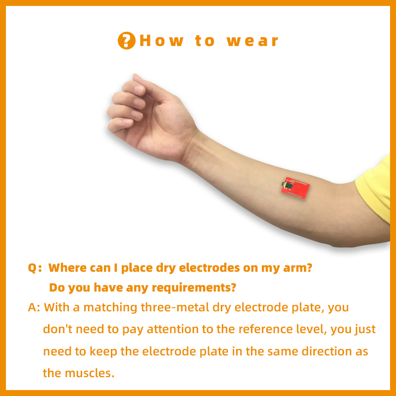 Dry Electrode EMG Sensor Elect – Muscle Sensor Emg Bewertung und Preis