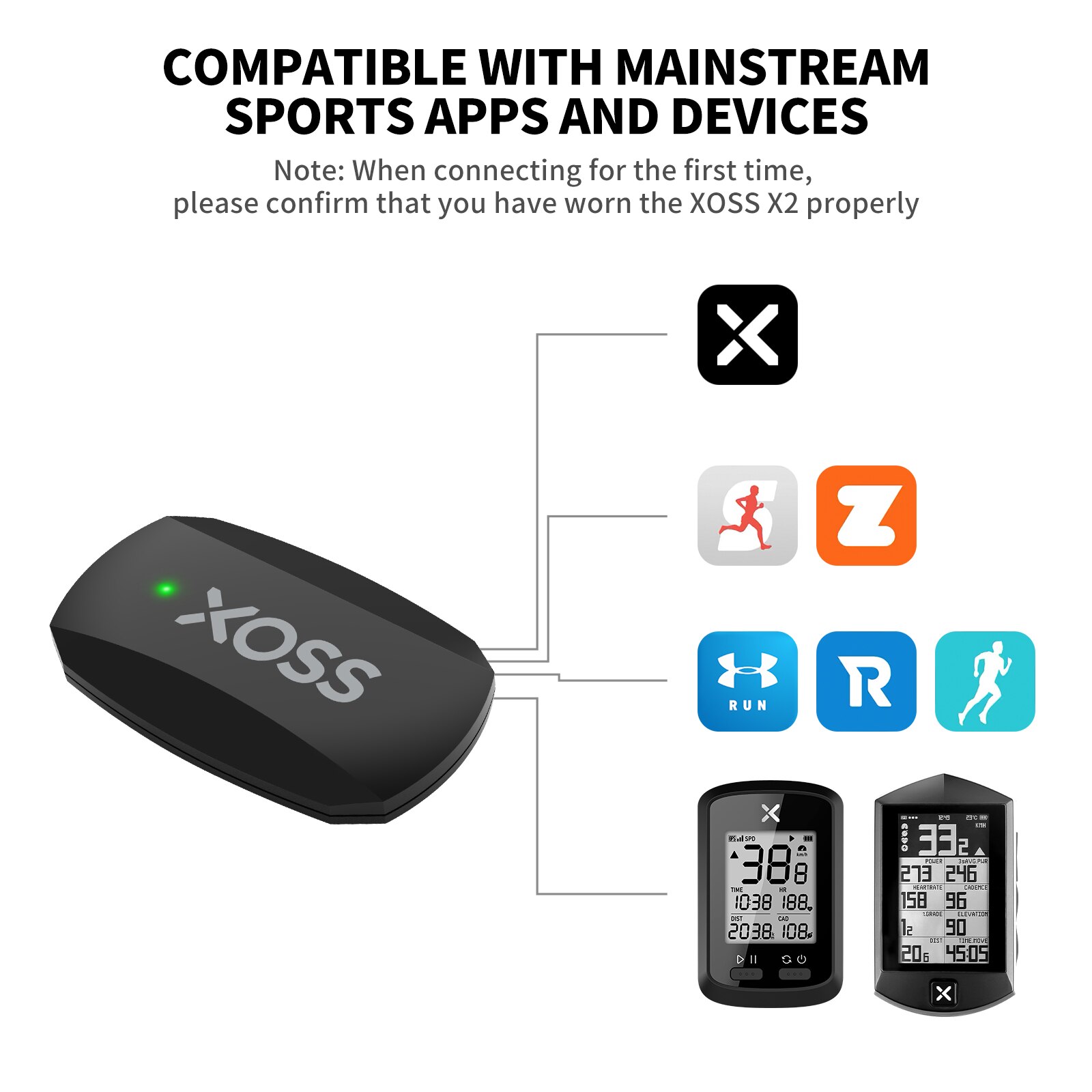 XOSS X2 Chest Strap Heart Rate – Breath Rate Monitor Bewertung und Preis