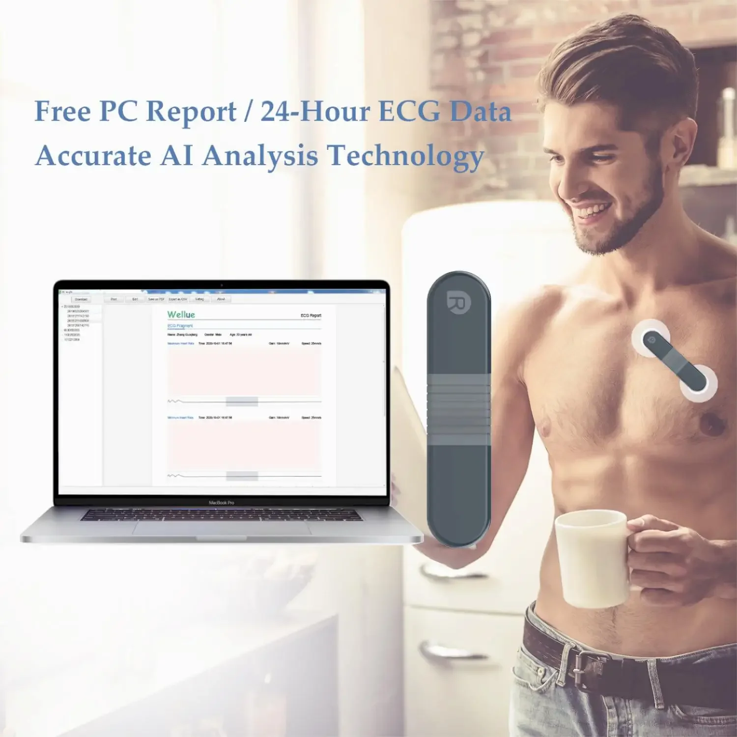 Wireless Bluetooth Dynamic Rec – Ecg Patch Monitor Bewertung und Preis