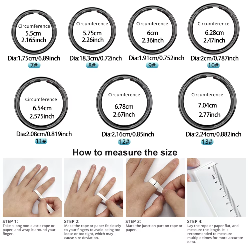 R09 Smart Ring Men Women with  – Temperature Ring Skin Bewertung und Preis
