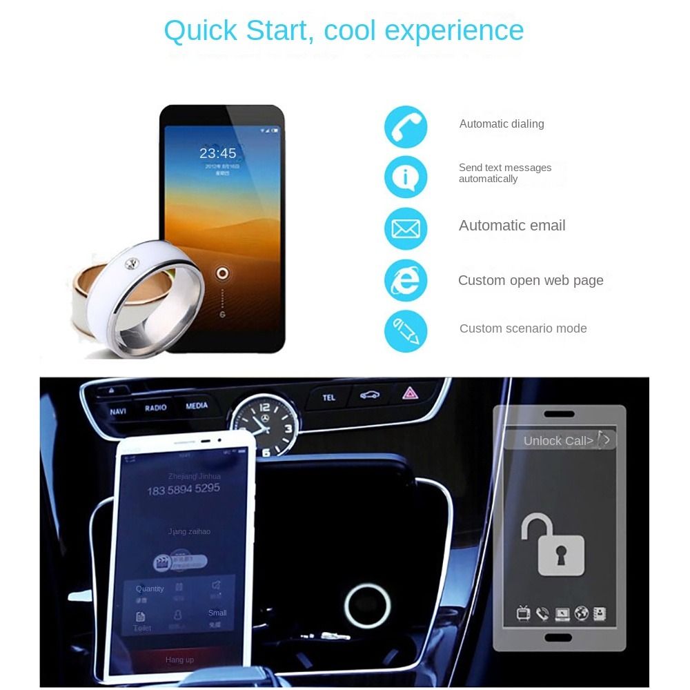 Stainless Steel NFC Smart Ring – Smart Ring Nfc Pay Bewertung und Preis
