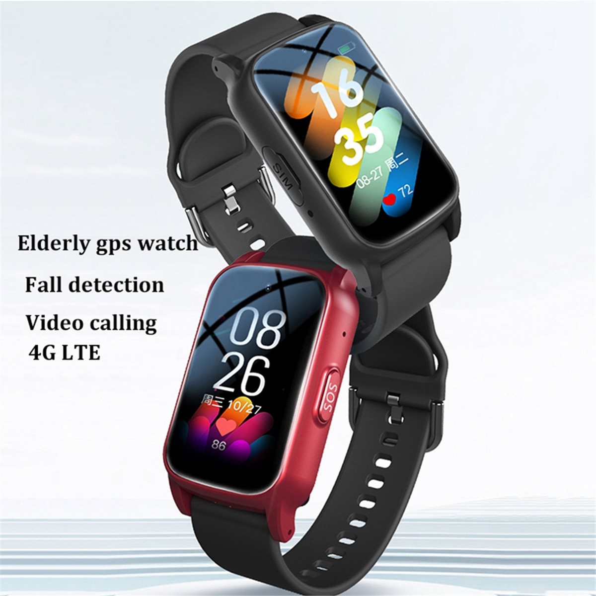 4G Elderly Smart Watch with GP – Fall Detection Watch Bewertung und Preis