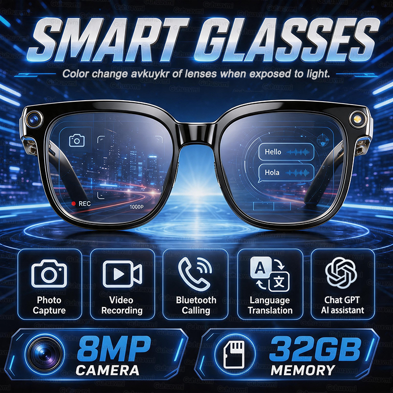 2026 HD AI Smart Glasses 32GB  – Smart Glasses Lens Bewertung und Preis