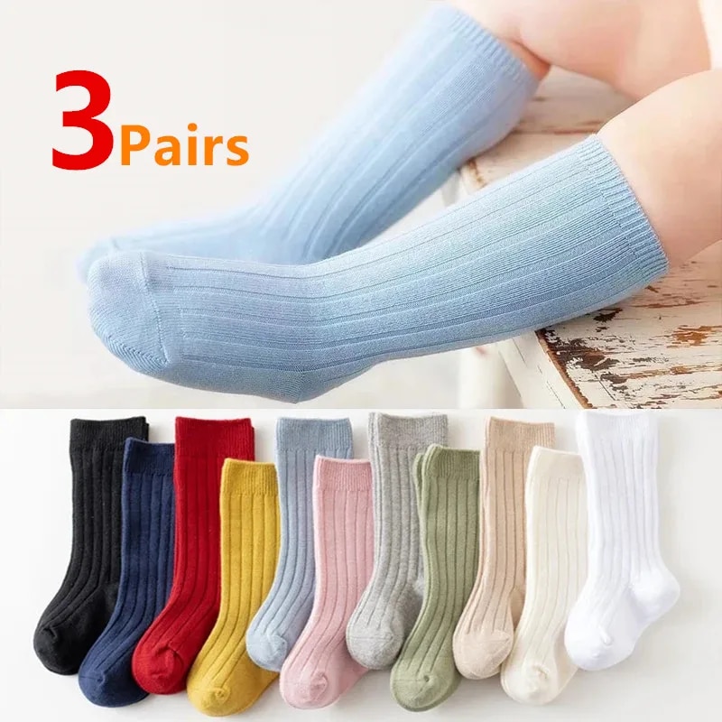 3Pairs/Lot Baby Knee High Sock – Baby Sock Oximeter Bewertung und Preis