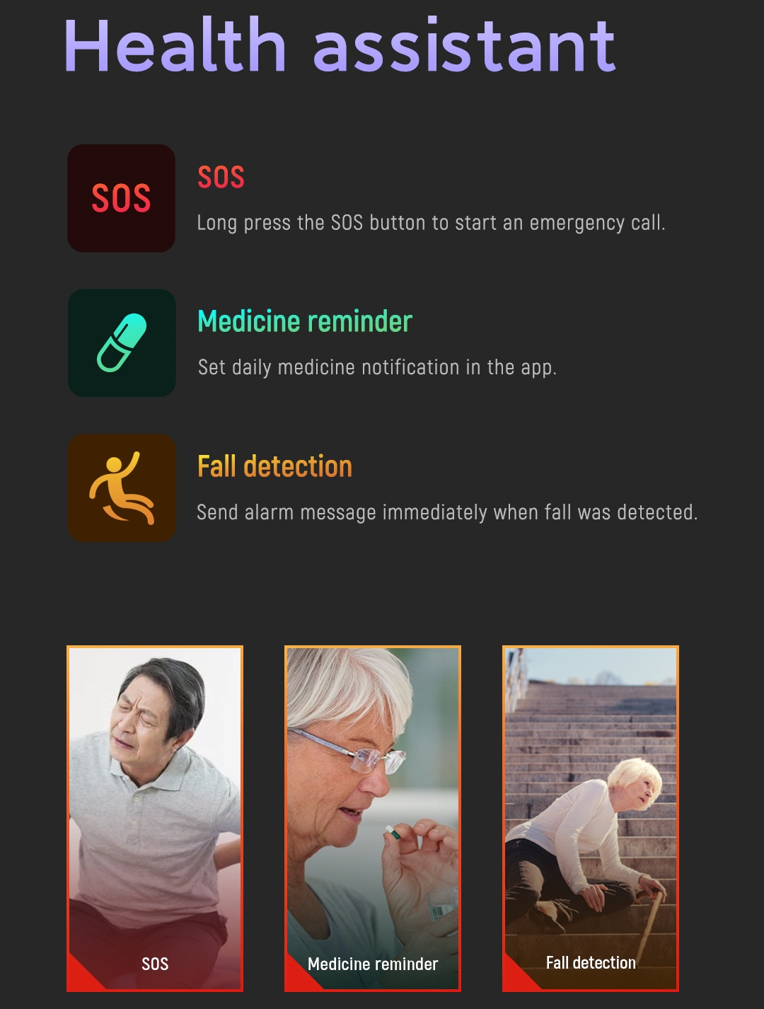 Fall Detection Smart Watch For – Fall Detection Watch Bewertung und Preis